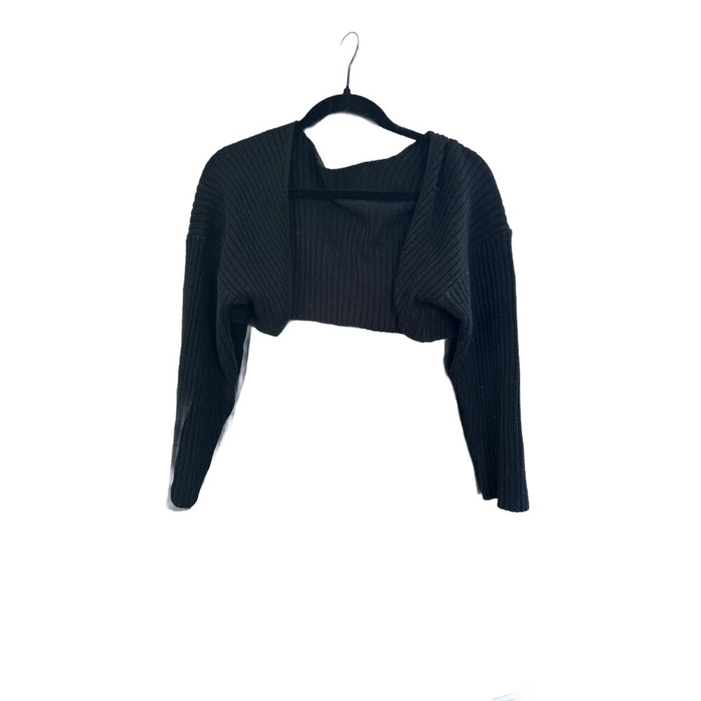 Black Knitted Shrug
